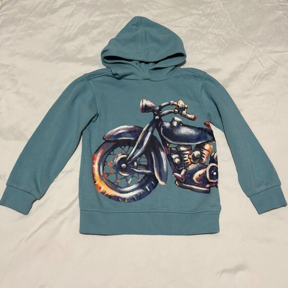 Kids Headquarters Other - Kids Headquarters Blue Motorcycle Boys Hoodie Size 6